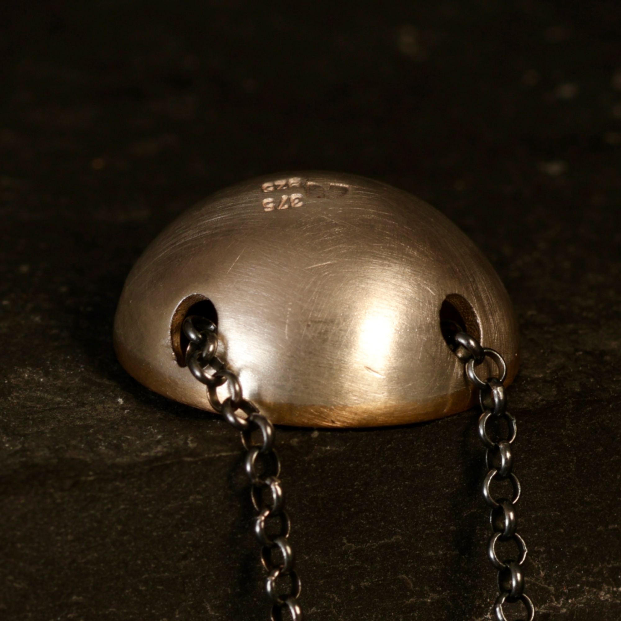 Stratum Hemisphere Pendant - 9ct yellow gold, sterling silver 4 Stratum Hemisphere Pendant - 9ct yellow gold, sterling silver - Image 4